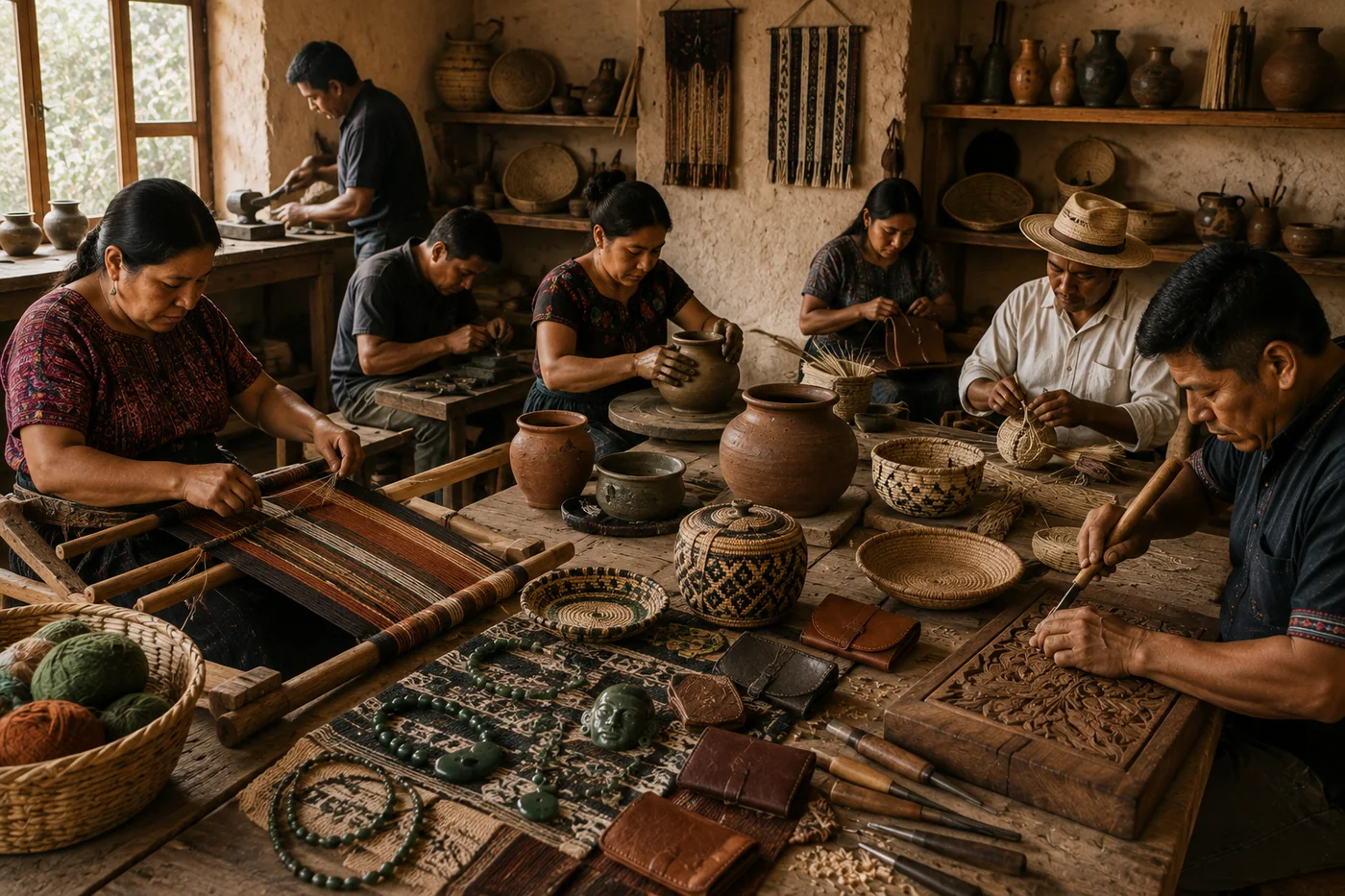 Manos artesanas de Guatemala